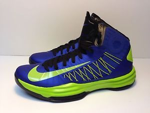 Nike Hyperdunk Royal Blue Atomic Green Mens Sz 9 Basketball Shoes 524934 402