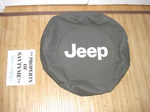 1997 2008 TJ YJ Wrangler Jeep Sahara Liberty Brand New Spare Tire Cover Grey