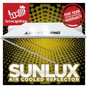 Thunder Sunlux Air Cooled Reflector Hydroponics Grow Light Reflector Hoods 6 8