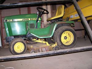 "Used" John Deere Riding Lawnmower Model 318 for Parts