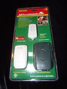 Stanley Timers Indoor Outdoor Power Remote Control Combo 2 Pack
