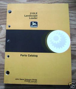 New John Deere 210LE 210 Le Landscape Loader Parts Catalog Manual JD PC2598