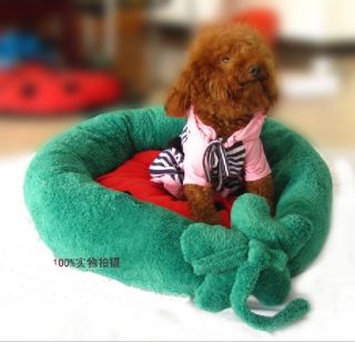 Green Indoor Soft Warm Pet Puppy Dog Bed House Small