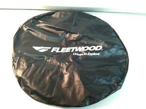 New 12" Fleetwood RV camper Spare Tire Cover Black 