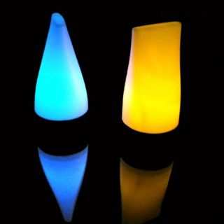 1pcs Solar Powered Energy Light Indoor Wireless Light Control Two Color Changing