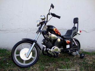 Kids Electric Battery Power Ride on Motorcycle Harley 15" Wheels Bike