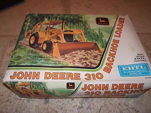 Vintage Ertl John Deere 310 Backhoe Loader Tractor 8015 Extra Parts 2 Kits