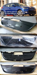 Rear Lower Bumper Cover Glossy Black Fit Hyundai Veloster 2012 2013