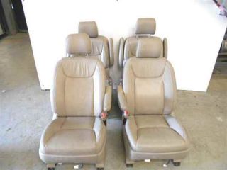 Toyota Sienna 2 Row Leather Front Rear Seats Set