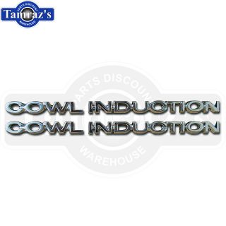 Cowl Induction Hood Emblem Set Chevelle El Camino