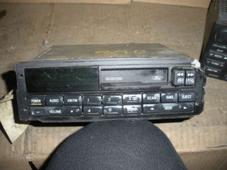 94 95 96 Ford Escort Am FM Cassette Radio Stereo Player Broken Bezel Top Right