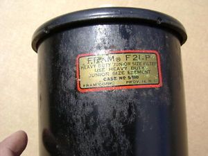 Jeep Willys MB GPW CJ2A Jeepster Dodge WC Truck Fram Oil Filter Canister