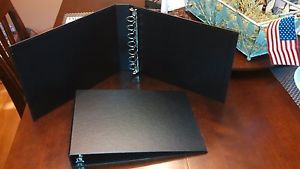 7 ring business check binder holds 3 checks on a page MADE IN USA