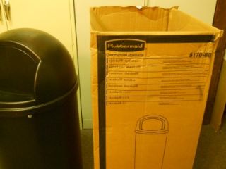 Rubbermaid Garbage Can Plastc 34Gal 2898-04-BLA