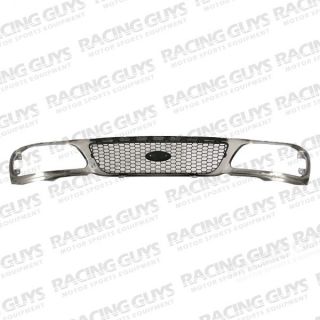 Ford 00 03 F150 XL XLT Lariat Chrome Grille Grill Front Body Parts 3L3Z8200BB