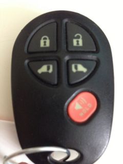 2004 2012 Toyota Sienna Highlander Keyless Entry Remote Key