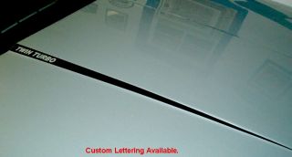 2010 2011 2012 Ford Taurus Sho Hood Decals Stripe 10 11