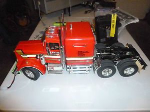 1 14 Scale Tamiya King Hauler Tractor Truck and Two Trailers