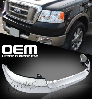 2004 2008 Ford F150 Pickup Truck Front Chrome Sport Upper Bumper Pad Cover F 150
