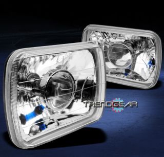 7x6 Projector Headlight Chrome Ford Ranger Probe F150 F250 F350 Bronco Econoline