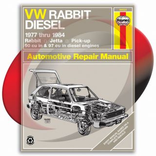 1977 1984 Volkswagen Rabbit Diesel Haynes Repair Manual 96020 Shop Service