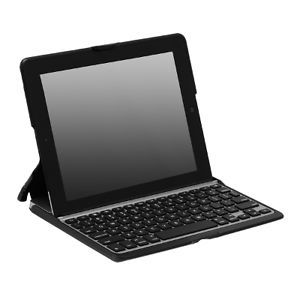ZAGG Zaggfolio Case w Bluetooth Keyboard 4 Apple iPad 2 Carbon Fiber Fold Cover