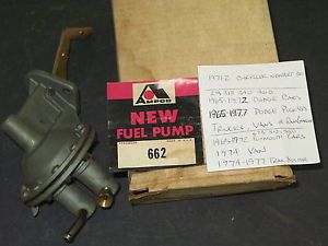 1965 1977 Mopar 273 318 340 360 Engine Fuel Pump 662