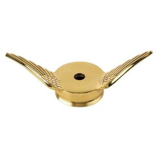 New Speedway Brass Model T Ford Gull Wing Radiator Cap Drilled for Motor Meter