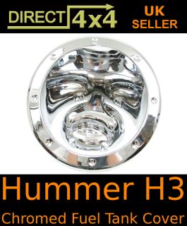 GMC Hummer H3 Chrome Petrol Fuel Cap Cover Filler Neck