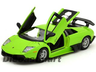 Bburago 1 24 Lamborghini Murcielago LP 670 4 SV New Diecast Model Car Lime Green