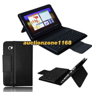 Wireless Bluetooth Keyboard Case Stand for 7" Samsung Galaxy Tab P1000 Tablet