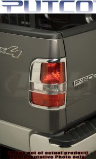Putco 401805 2004 2008 Ford F150 Chrome Tail Light Covers excludes Heritage