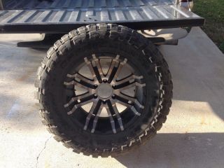 4 Toyo Open Country M T 33x12 5x18 Tires and 4 American Eagle 18x9's Wheels
