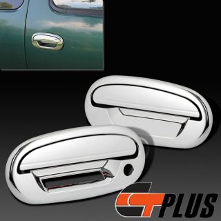 97 03 Ford F150 Pickup Triple Chrome Side Door Handle Cover Trim Bezel Crew Cab