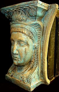 Egyptian Queen Isis Sculpture Bookends Goddess 14023