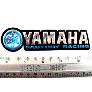 Yamaha Factory Racing Sticker Decal Emblem Reflective B