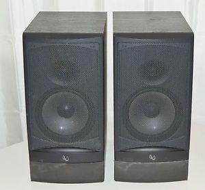 Infinity RS3 Speakers 2 Way Black Bookshelf 200 Watts Stereo Home Theater