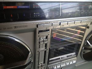 Sharp GF 9000 Boombox Ghetto Blaster Stereo Cassette Radio