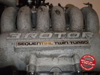 JDM Mazda Cosmo Eunos 20B 3 Rotor Engine Twin Turbo Auto Trans ECU RX 7 FD3S