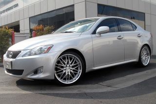 19" Lexus IS300 MRR GT1 Silver Staggered Wheels Rims