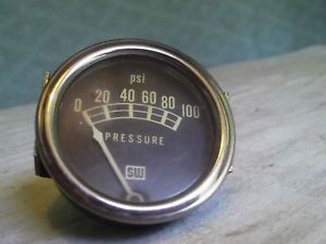 Stewart Warner Oil Guage SW Ratrod Rat Rod Oil Pressure Guage Gauge