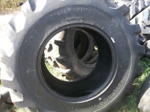 Two 16 9x24 16 9 24 R4 Firestone Tubeless Backhoe Farm Tractor Tires