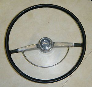 1965 Chevy Impala Steering Wheel Logo and Center Horn Button Vintage Chevrolet