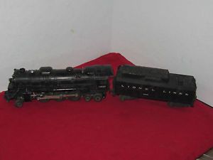 Lionel Locomotive Train Diecast 2037 Steam Engine Postwar Smoker 6026W Tender