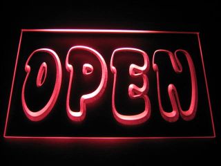 B0047 Open Shop Cafe Bar Business LED Light Signs