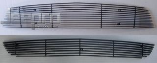 10 12 Ford Mustang V6 2pc Combo Horizontal Billet Black Grille Grill Insert