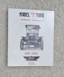Model T Ford Authentic Accessories 1909 1927 Volume 1 Book by J L Kenealy 1978