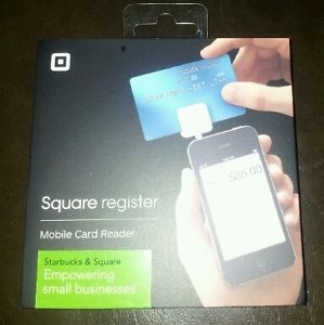 Square Register Mobile Credit Debit Card Reader Small Business Cell Phone iPod
