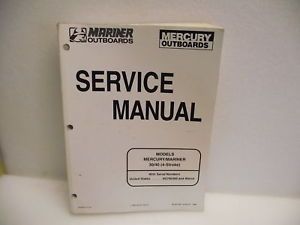 Mercury Mariner Outboard Motor 30 40 HP 4 Stroke Service Manual