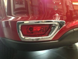 Chrome Rear Bumper Fog Lamp Light Cover Molding Trim for 2013 Dodge Journey